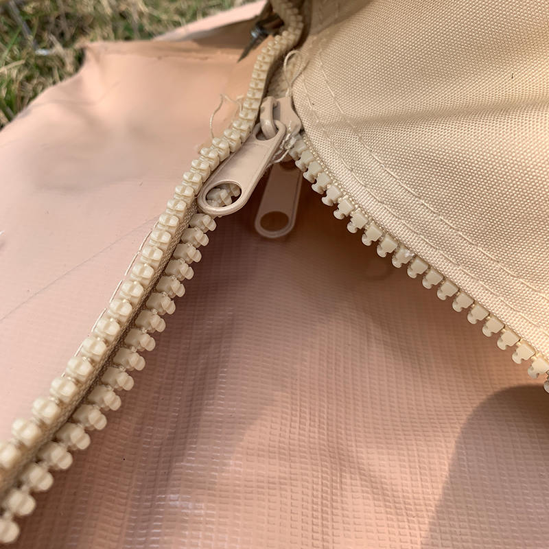 4 Meter langes, einpoliges Tipi-Familien-Campingzelt aus Segeltuch