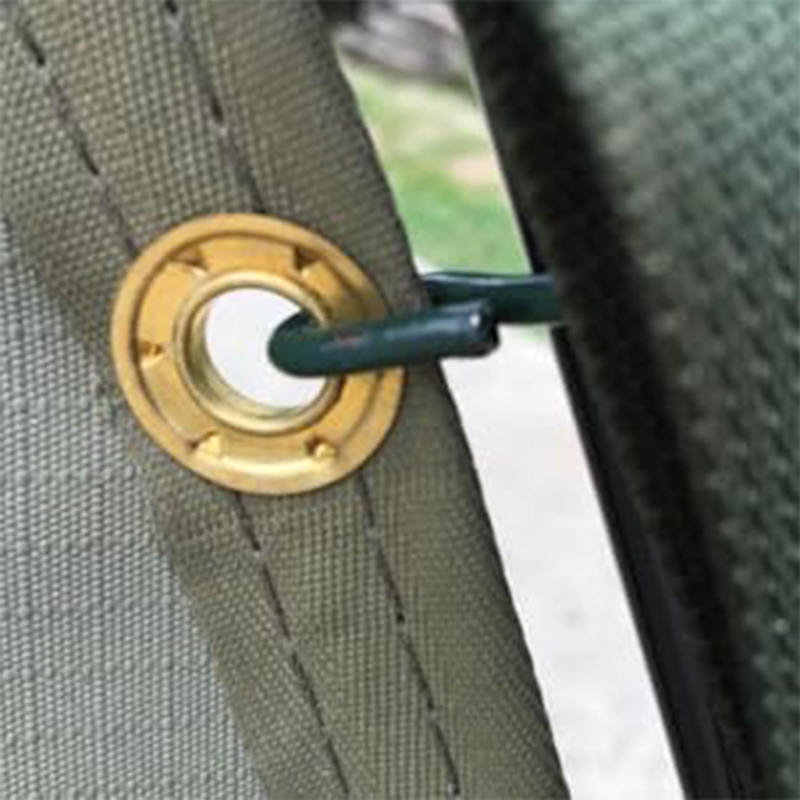 2,4 x 2,4 m großes Camping-Rucksackzelt aus wasserdichtem Ripstop-Polyester-Canvas