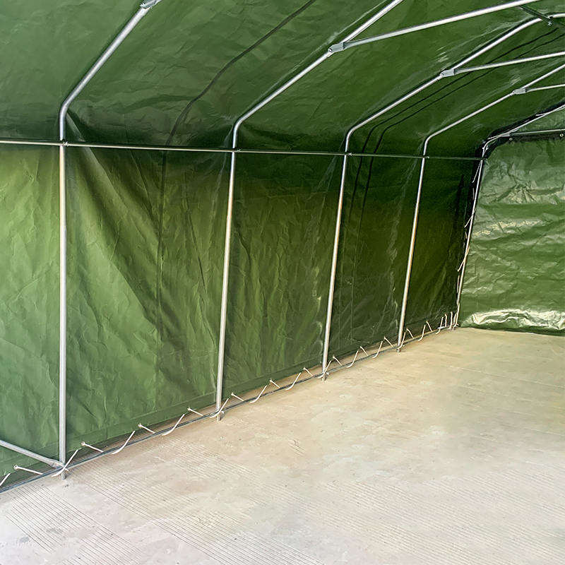 3,3 x 6,1 m (11 x 20 Zoll) robuste tragbare Garage aus UV-beständigem PE-Segeltuch