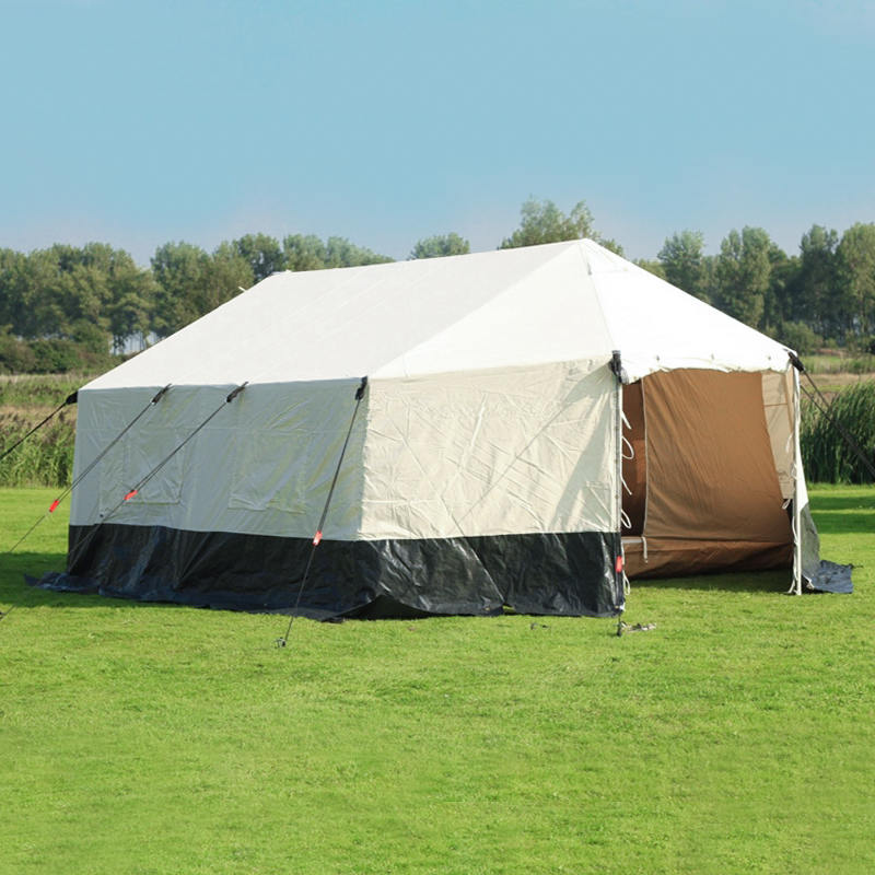 ICRC IFRC UNHCR Standard 5-Personen-Doppelfaltbares Allwetter-Familienzelt