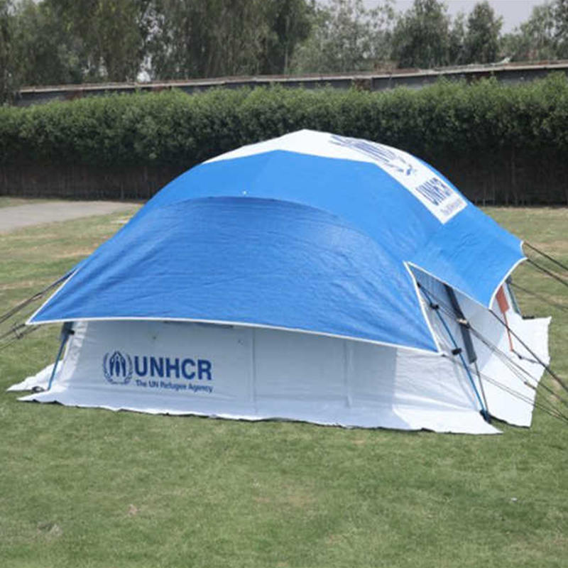 Selbststehendes Familienzelt nach UNHCR-Standard