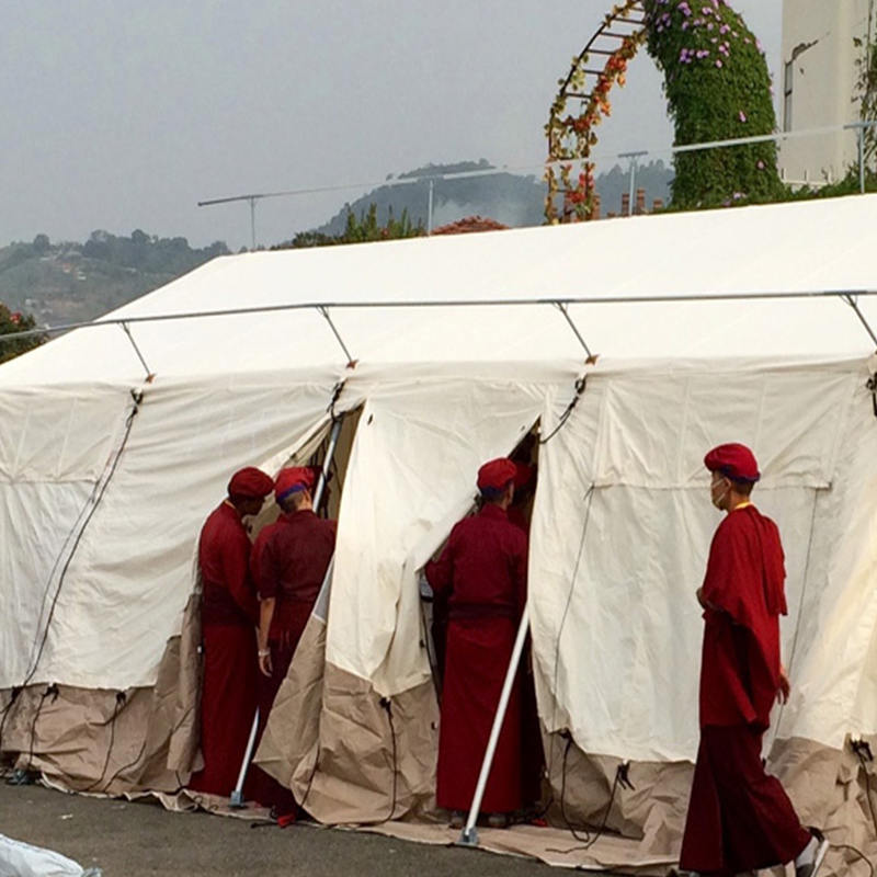 MSF/ICRC/IFRC Standard 45 m² Mehrzweckzelt, Basiszelt für Schule, Büro, Klinik