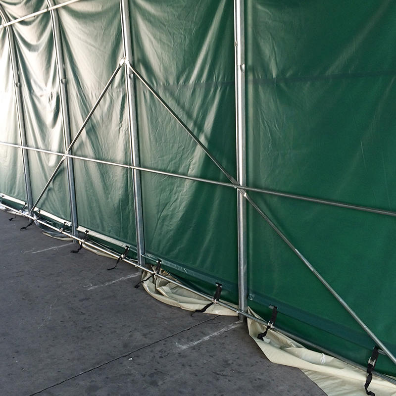 6 x 12 2,6 m lange, hochtemperaturbeständige Lagerzelte für Industrielager