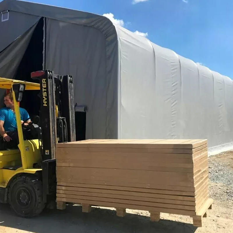 8 x 12, 4 m, seitliche Höhe, UV-beständiger Lager-Schattenzelt-Sonnenschutz