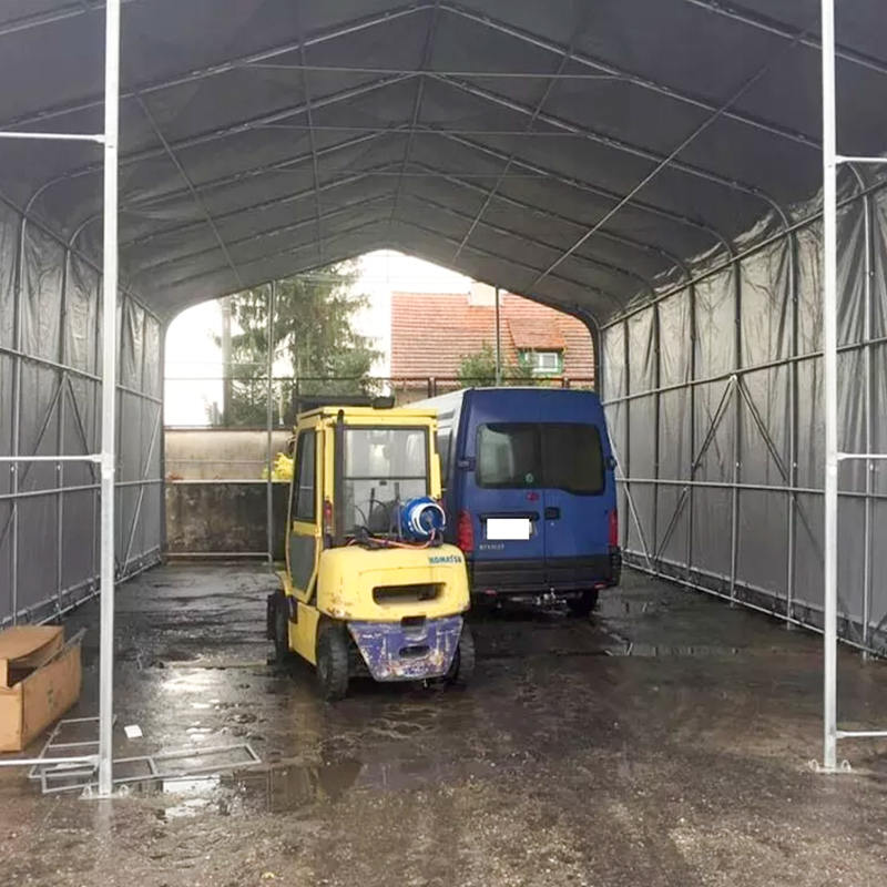 8 x 12, 4 m, seitliche Höhe, UV-beständiger Lager-Schattenzelt-Sonnenschutz