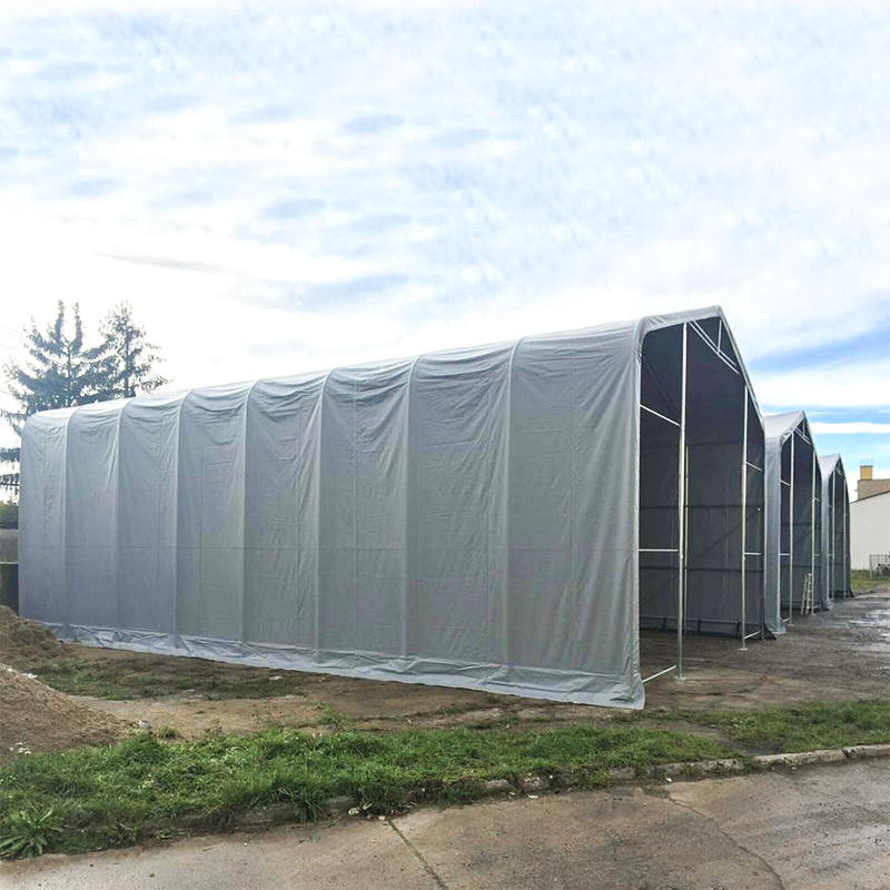 8 x 12, 4 m, seitliche Höhe, UV-beständiger Lager-Schattenzelt-Sonnenschutz