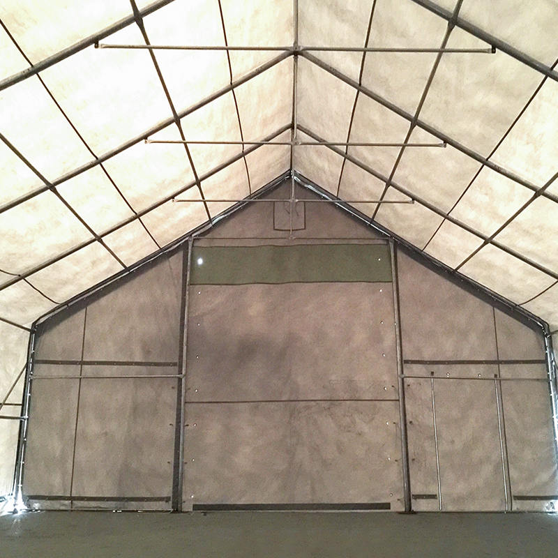 10 x 12 m – 3 m großes, robustes, grünes Lagerzelt aus PVC