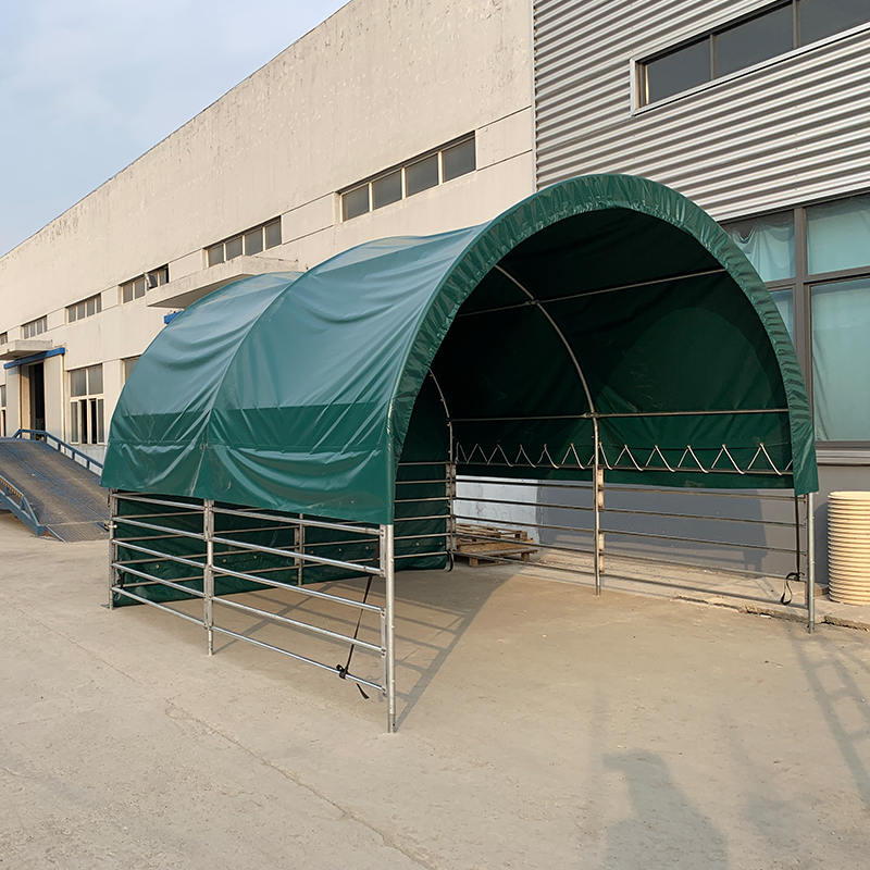 4x4mx3,15m tragbare Viehunterstände für Pferde, Kühe, Schafe