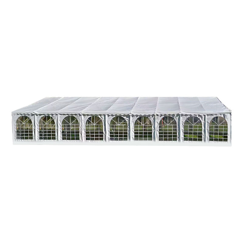 8 x 18 m großes, modulares PVC-Festzelt für Veranstaltungen