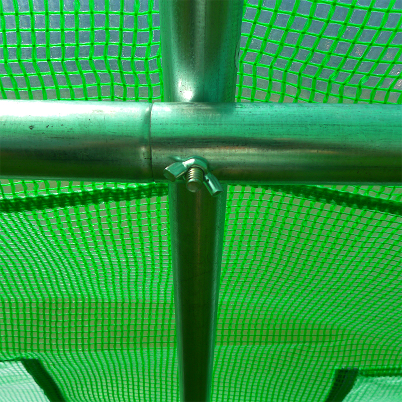 4 x 10 x 2,3 m große, robuste Folientunnel-Gewächshäuser