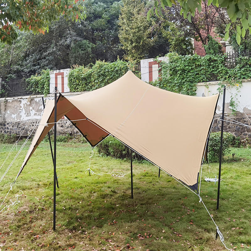 4,5 x 4,5 m großes, kleines Stretchzelt für den Außenbereich