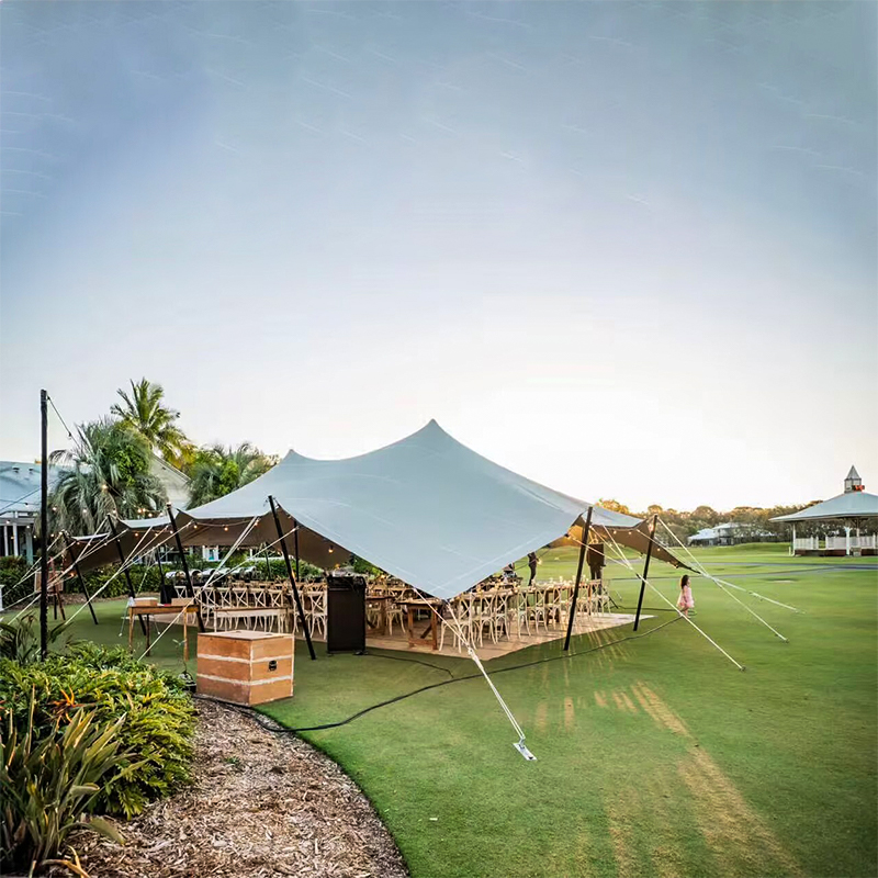 8 x 10 m UV-beständiges Flex-Stretch-Zelt
