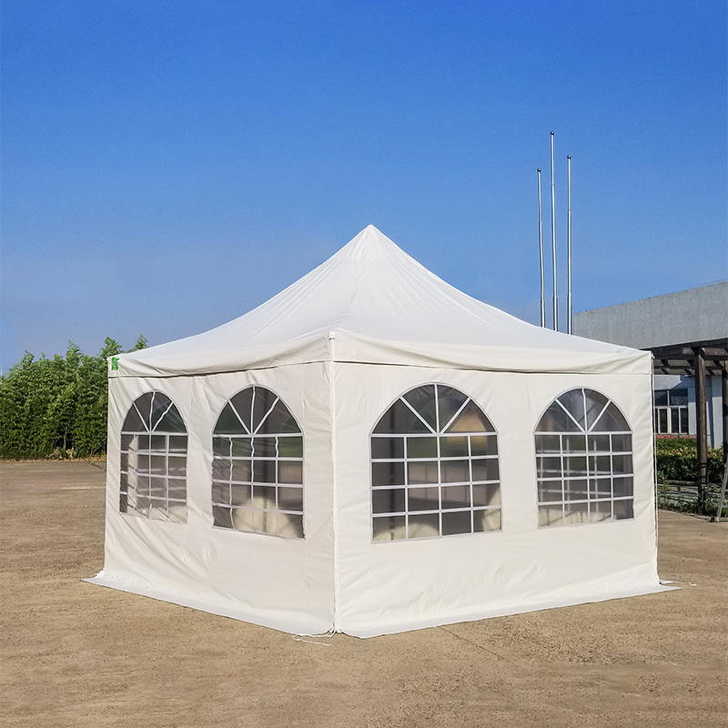 4 x 4 m traditioneller Pagodenpavillon für Hochzeiten, Partys