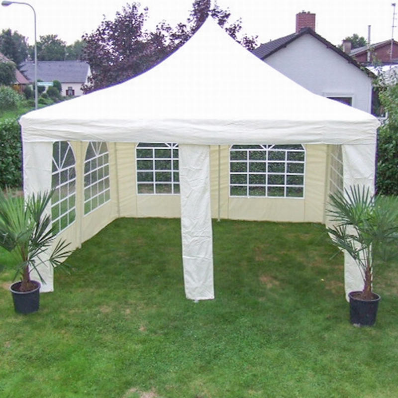 4 x 4 m traditioneller Pagodenpavillon für Hochzeiten, Partys