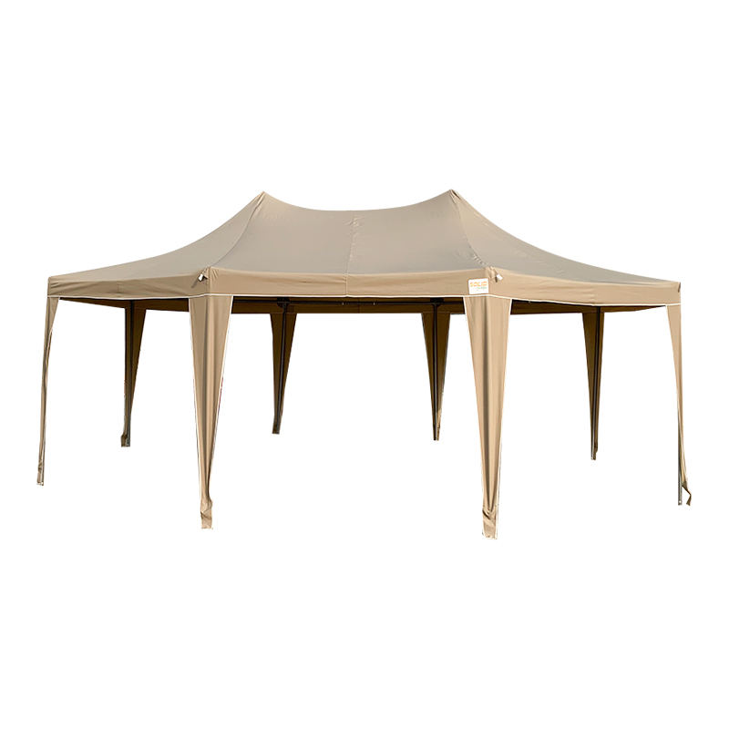 5 x 6,8 m traditionelles achteckiges Pagoden-Partypavillon-Pavillonzelt aus wasserdichtem PVC