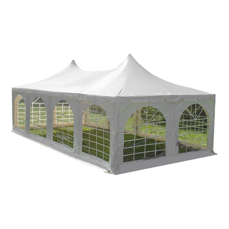 4x8-2,3m Outdoor-Partyzelt mit doppelter Spitze und Pagode