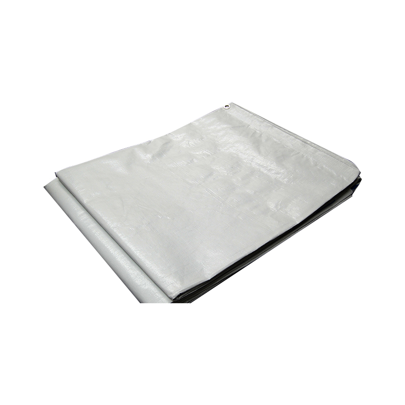 4 x 50 m gewebte schwarze HDPE-Kunststoffplane