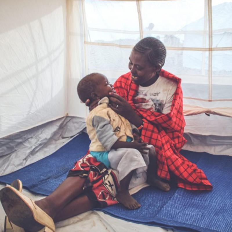 Synthetische Schlafmatte nach UNHCR-Standard für 1 Person