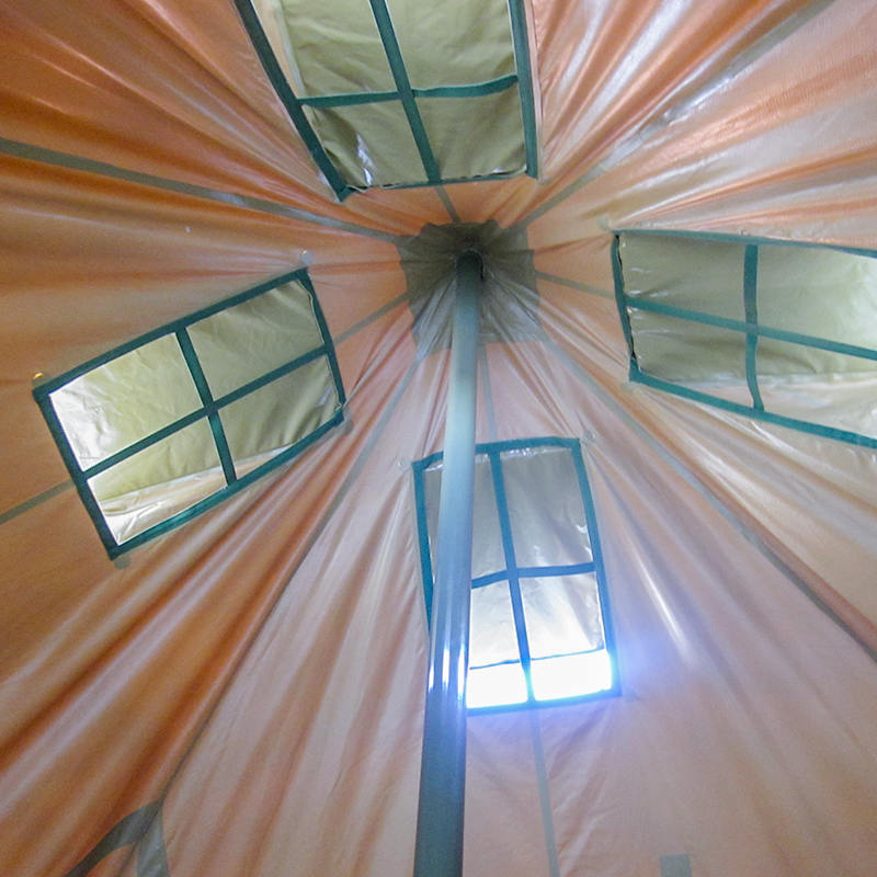 5x5m 8-12 Personen Canvas-Armeezelt für Katastrophenhilfe