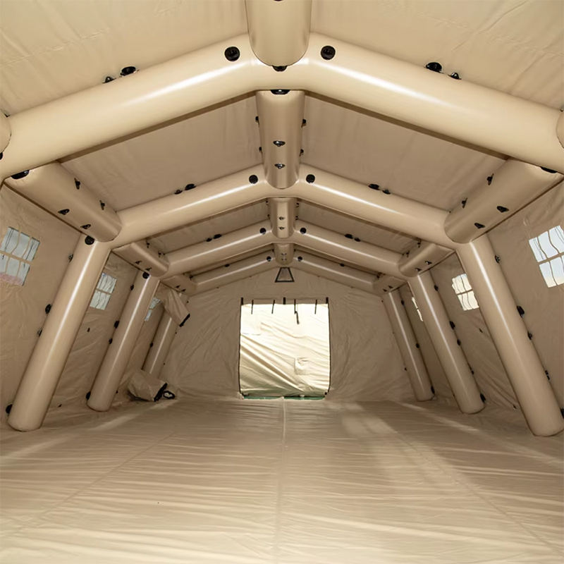 5,6 x 12,35 m großes, aufblasbares, luftdichtes Mehrzweck-Niederdruckzelt mit schnellem Aufbau