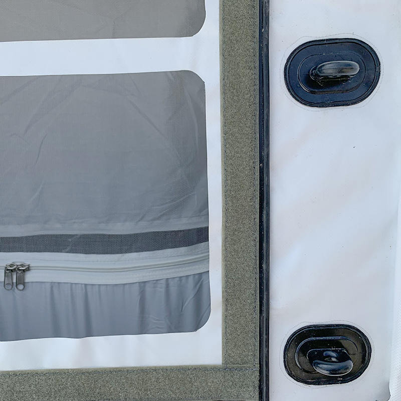 30 m² aufblasbares Zelt der Rotkreuz-Apotheke