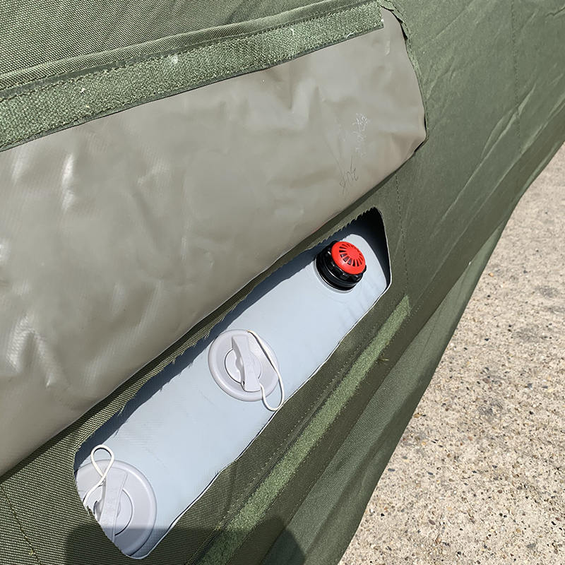 30 m² großes, schnell einsetzbares aufblasbares Militärkommandozelt