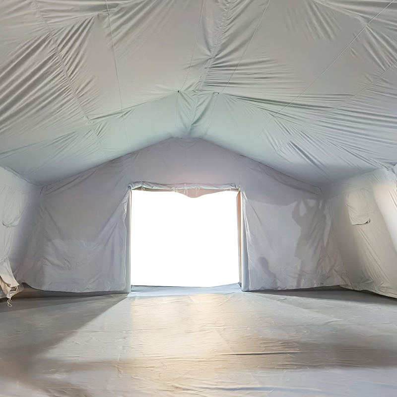 42 m² großes, schnell einsetzbares, aufblasbares Mehrzweckzelt