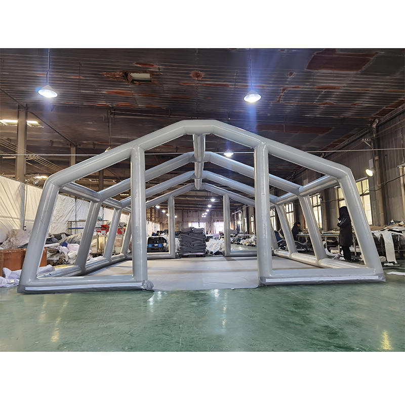 42 m² großes, schnell einsetzbares, aufblasbares Mehrzweckzelt