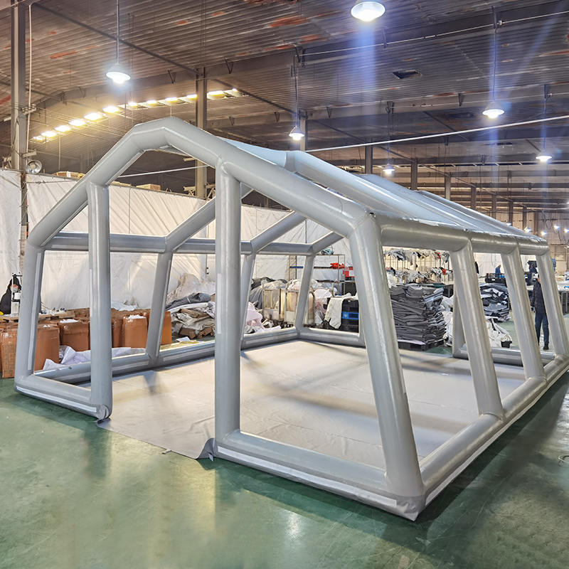 42 m² großes, schnell einsetzbares, aufblasbares Mehrzweckzelt