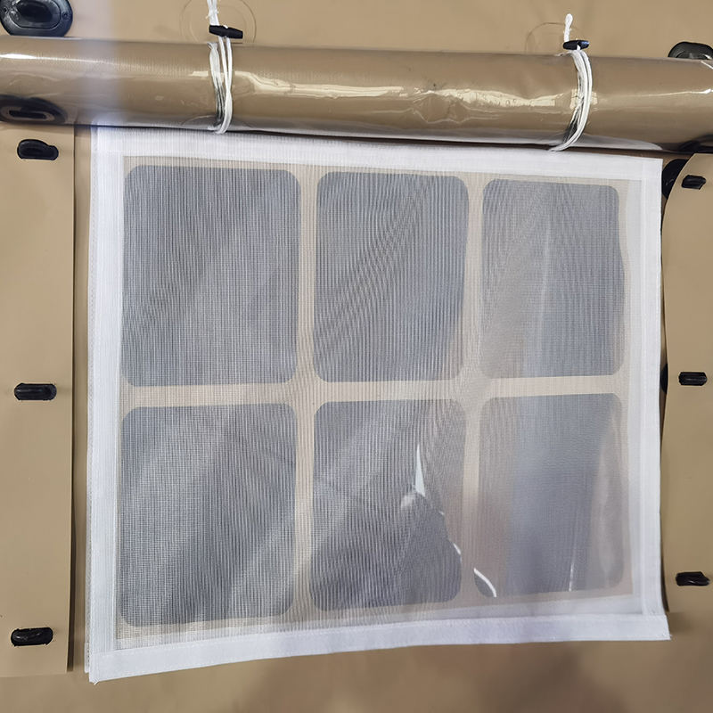 42 m² großes, schnell einsetzbares, aufblasbares Mehrzweckzelt