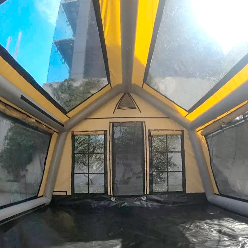 Aufblasbares Vierjahreszeiten-Panorama-Campingzelt für 8–10 Personen