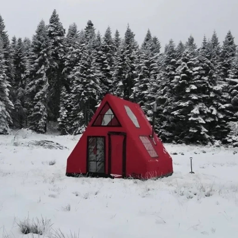 Wasserdichtes aufblasbares Luftzelt für 8–10 Personen, für vier Jahreszeiten, für Camping
