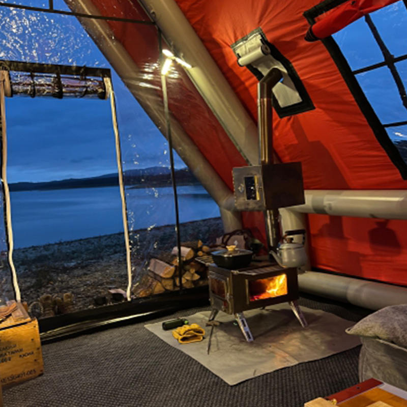 Wasserdichtes aufblasbares Luftzelt für 8–10 Personen, für vier Jahreszeiten, für Camping